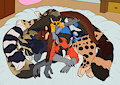 Cuddle Pile by sergeanthax