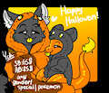 Matching costumes with Pok&eacute;mon ych! by TainderStorm