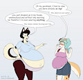 Melissa and Zydra: Pantsless and Bewildered by SatsumaLord
