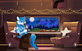 Late Night Gaming Session by emiliajames