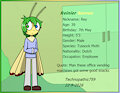 Character card-- Reinier Savvas by Netherkitty