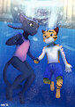 (Rimba Racer) Tag and Tamira's Plunge by IoNaI