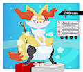 Blushy Braixen's Bulk Up~ by Tenerius