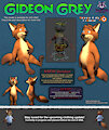 🥧Gideon Grey 3D Model🥧 by RasterRaccoon