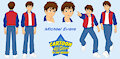Cartoon All-stars to the Rescue - Michael Evans redesign by darkbunny666