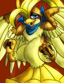 Breeze and Pidgeot by ZephyrOwl