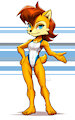 [F] Sally Acorn, Swimsuit Ver. by MykeGreywolf