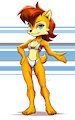 [F] Sally Acorn, Bikini Ver. by MykeGreywolf