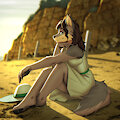 [C] Tori at the Beach by MykeGreywolf