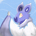 Art Fight 2025 - Blue Bat - IDDo Art