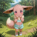 Pink Eevee Girl 💖 by NekaDream