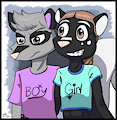 Vicky and Jackson's New Shirts by JeremyMikales