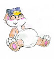 Baby Lola Bunny slouching by MordytheMajex