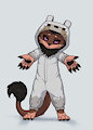 Wolf onesie by Wolfarion