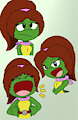 Mona Poses/Actions Set