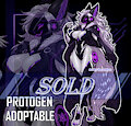 [ADOPTABLE] / Moonshadow Mystic Protogen