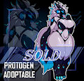 [ADOPTABLE] / Chubby Tech Goddess Protogen