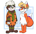 Furry Flintstone Commission by fennekfuchs