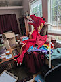 Giant red dragon (semi-WIP) by bladespark