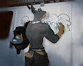 commission art benzin doberman