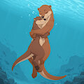 Otter Hug by yisikopato