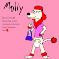 Molly the Poodle by PuffyFeathers12