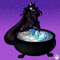 Bubble bubble toil and trouble (COMMISSION) by HyperChibiAbsol