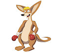 Boxing Kangaroo by sclavus