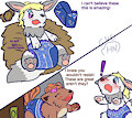 (c) Ellie gets caught by HangyakuNeko