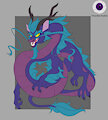 Purple Scale Eastern Dragon Adopt-OPEN by ChaosEye