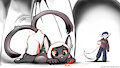Cat With a Laser Pointer by Daaberlicious