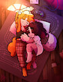 Amiable Nesting - ArtFightATK(Marlee_Goat) by FelisMoon