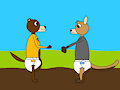 Makin' mud pies. by 00aa