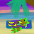 Sketchtember 28 - Kiwi on the Coast by KeyLime
