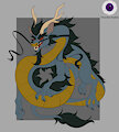Gray Scale Eastern Dragon Adopt-OPEN by ChaosEye