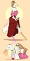 Borzoi in Socks by Zummeng
