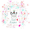 Creapy lovely birthday doodle