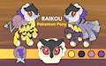 [SOLD] Raikou Pony Adoptable by riorioluu