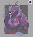 Pink Scale Eastern Dragon Adopt-OPEN by ChaosEye