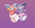 Pink (espeon) by Merrit