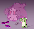 Boo! Scary ghost. by Linker