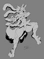 Skeetch 653 - Mega Lucario by WinickLim