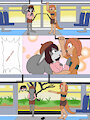 Comic Smokie and Plum Vaguelette first meeting by SerinaSilenciel