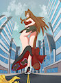 Kanade's Street Stride by IgnitedYam