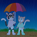 Rainy Day Kitty -By StarryBiBi- by DanielMania123