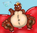 Terrence teddy chillin by TheRedSkunk