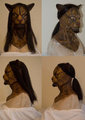 Finished Khajiit mask by Luipaard