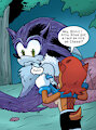 Sally distracting Werehog by Bannerniceman