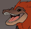 Maned Croc by Undeadkitty13
