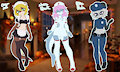 Day job Adoptables (B Tier) *Open* by BlazeymixTheBun
